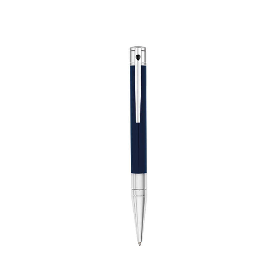 DUPONT ACCESSORIES Bút Bi Bằng KL (Wi D-Initial Bp Blue/Chrome - 265205) - S.T.Dupont