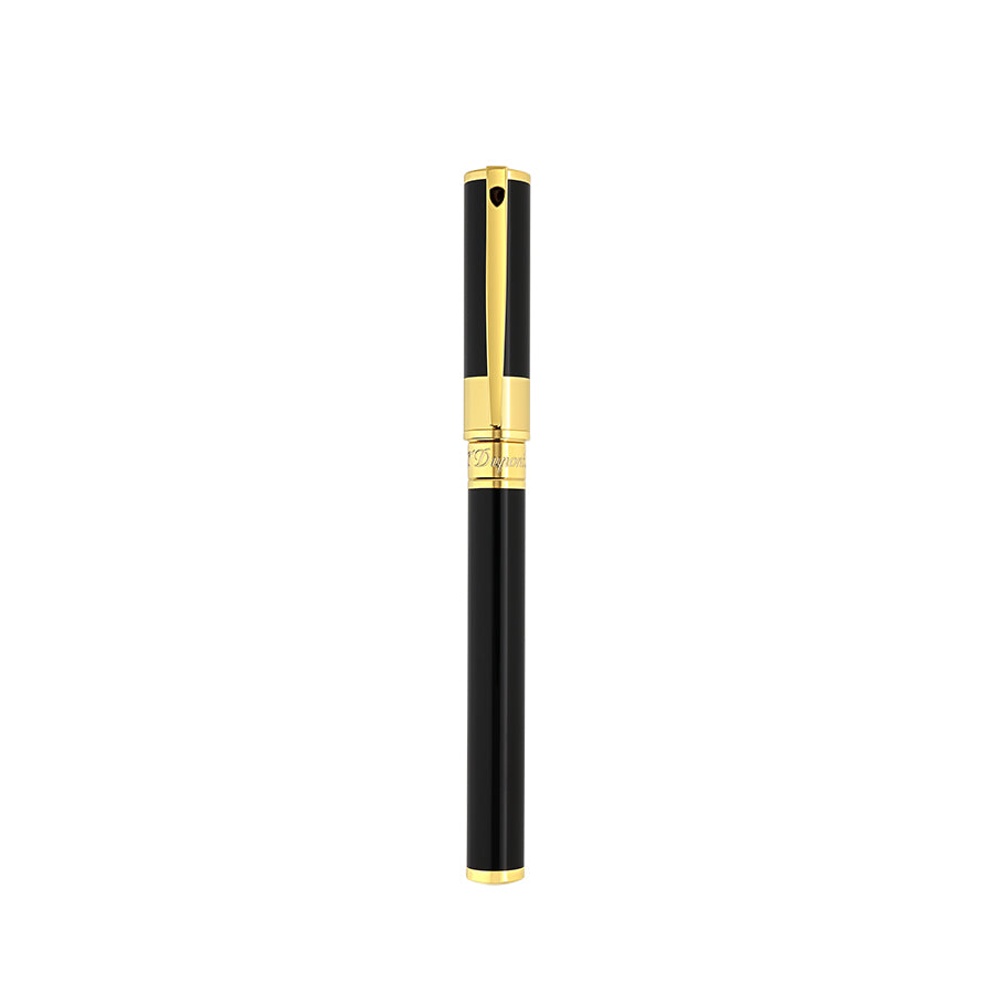 DUPONT ACCESSORIES Bút Bi Bằng KL (Wi D-Initial Rb Black/Golden - 262202) - S.T.Dupont