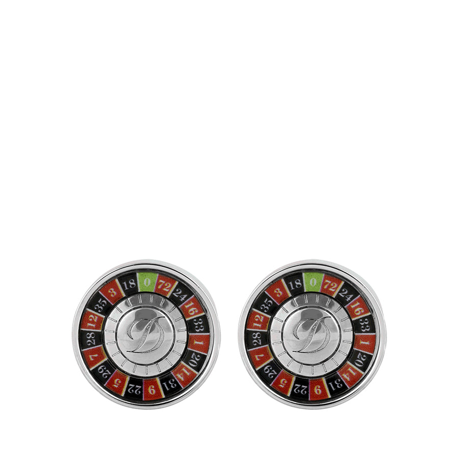 DUPONT ACCESSORIES chưa có hình [style_3597390280510] Khuy măng sét bằng kim loại - S.T.Dupont (CUFFLINKS D CHANCE style no. 005747)