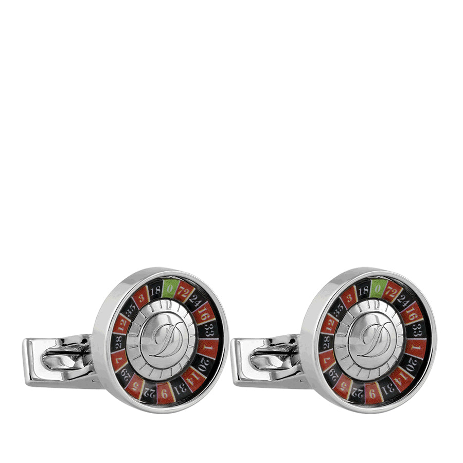 DUPONT ACCESSORIES chưa có hình [style_3597390280510] Khuy măng sét bằng kim loại - S.T.Dupont (CUFFLINKS D CHANCE style no. 005747)