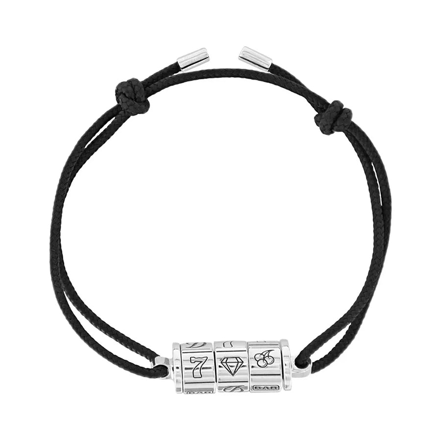 DUPONT ACCESSORIES chưa có hình [style_3597390280558] Dây đeo tay bằng da có mặt kim loại trang trí, S.T. Dupont (BRACELET GAMBLE style no. 005948)