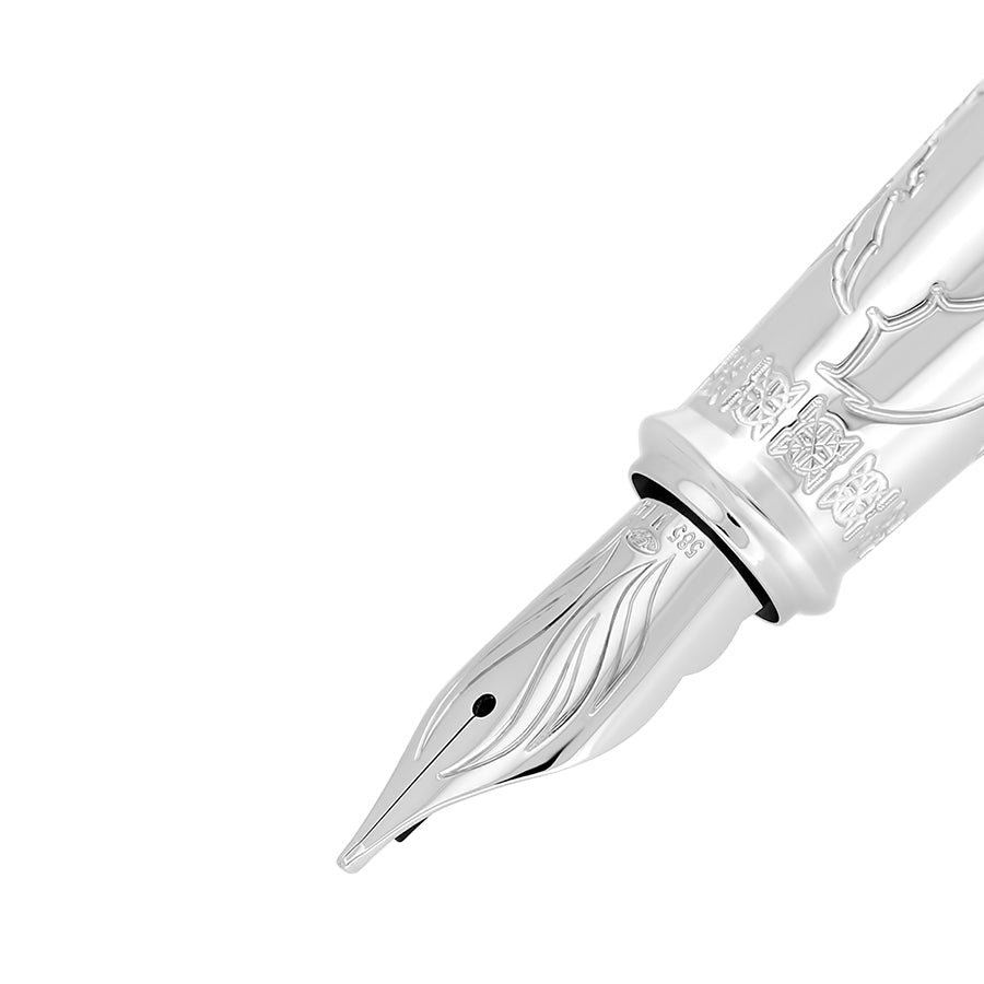 DUPONT ACCESSORIES chưa có hình [style_3597390290915] Ngòi bút máy size L bằng vàng 14K, loại nét mảnh (NIB SET WINGS L 14K PLA F - 040516) - S.T.Dupont