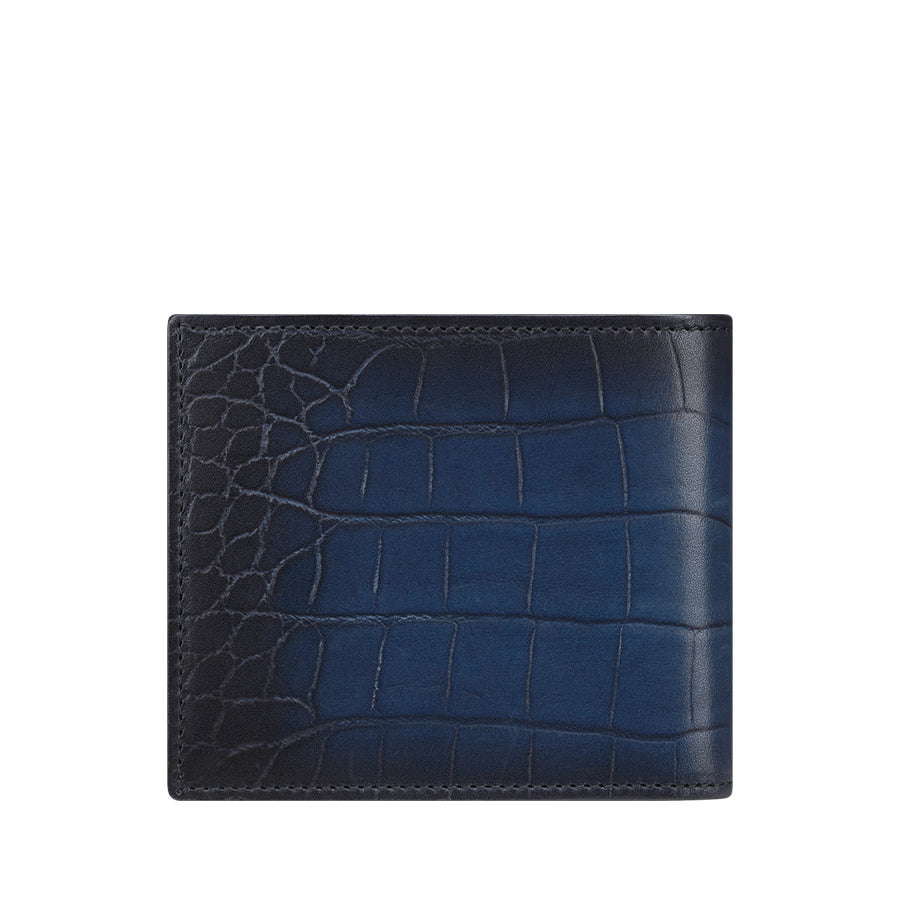 DUPONT ACCESSORIES chưa có hình [style_3597390291363] Ví da đựng thẻ bằng da bò màu xanh (BILLFOLD 6CC LGR ATELIER BLUE - 190377) - S.T.Dupont