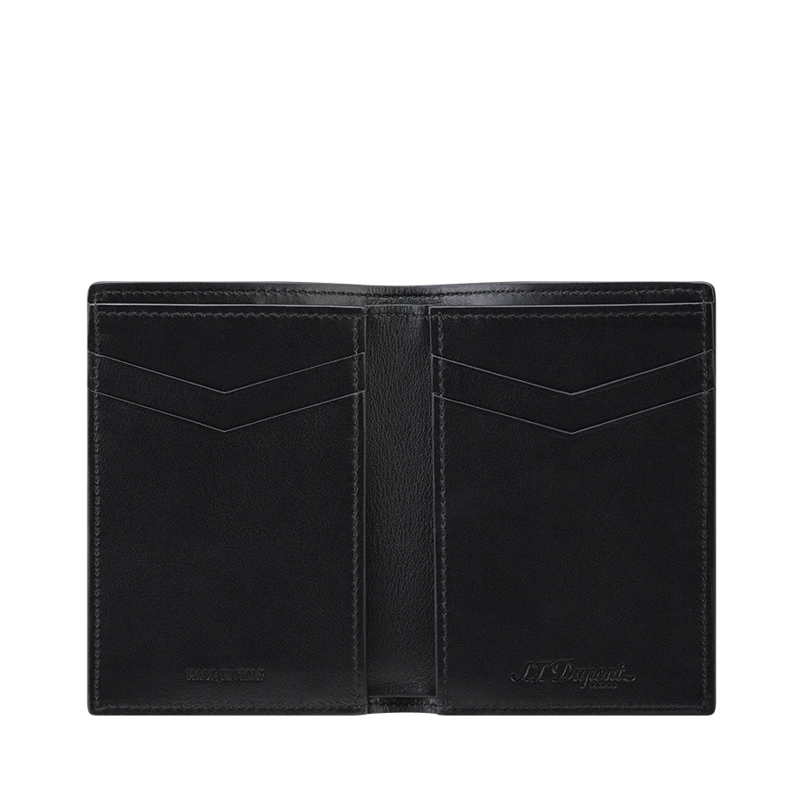 DUPONT ACCESSORIES chưa có hình [style_3597390291370] Ví da đựng thẻ bằng da bò màu xanh (VERTICAL BILLFOLD 4CC LGR A BL - 190378) - S.T.Dupont