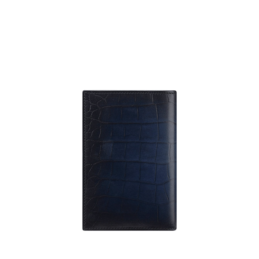 DUPONT ACCESSORIES chưa có hình [style_3597390291387] Ví da đựng thẻ bằng da bò màu xanh (PASSPORT HOLDER LGR ATEL BLUE - 190379) - S.T.Dupont