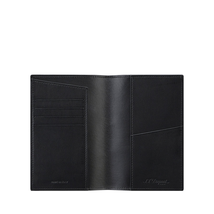 DUPONT ACCESSORIES chưa có hình [style_3597390291387] Ví da đựng thẻ bằng da bò màu xanh (PASSPORT HOLDER LGR ATEL BLUE - 190379) - S.T.Dupont