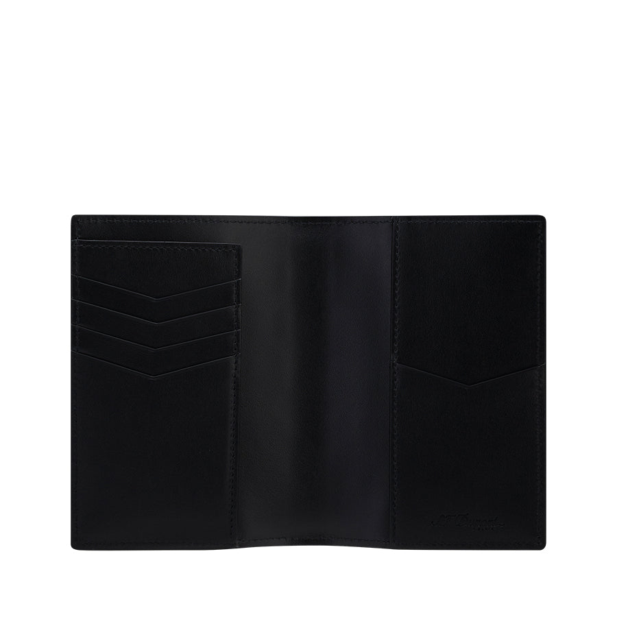 DUPONT ACCESSORIES chưa có hình [style_3597390291424] Ví da đựng thẻ bằng da bò màu nâu (PASSPORT HOLDER LGR ATEL HAVAN - 190479) - S.T.Dupont