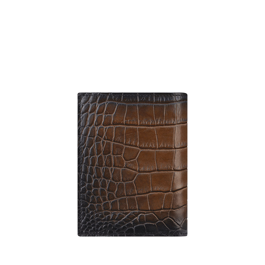 DUPONT ACCESSORIES chưa có hình [style_3597390291684] Ví da đựng thẻ bằng da bò màu nâu (VERTICAL 7CC&amp;COIN LGR AT HAVAN - 190473) - S.T.Dupont