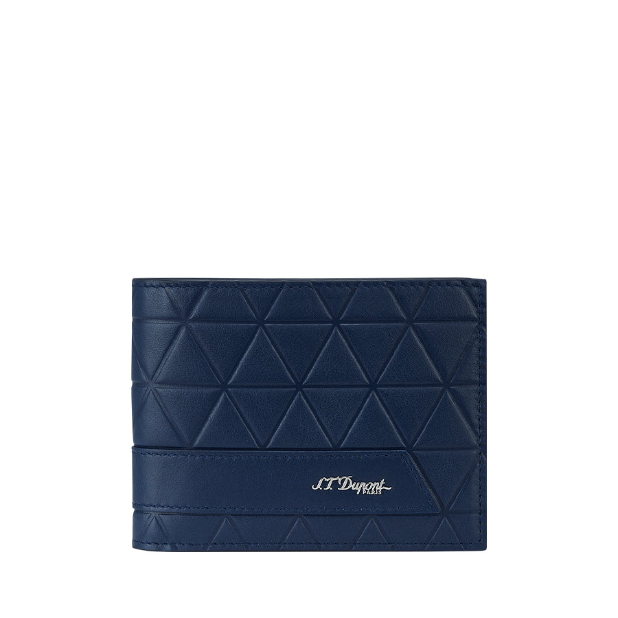 DUPONT ACCESSORIES chưa có hình [style_3597390295385] Ví da đựng thẻ bằng da bò màu xanh (BILLFOLD 6CC FIREHEAD BLUE - 161608) - S.T.Dupont