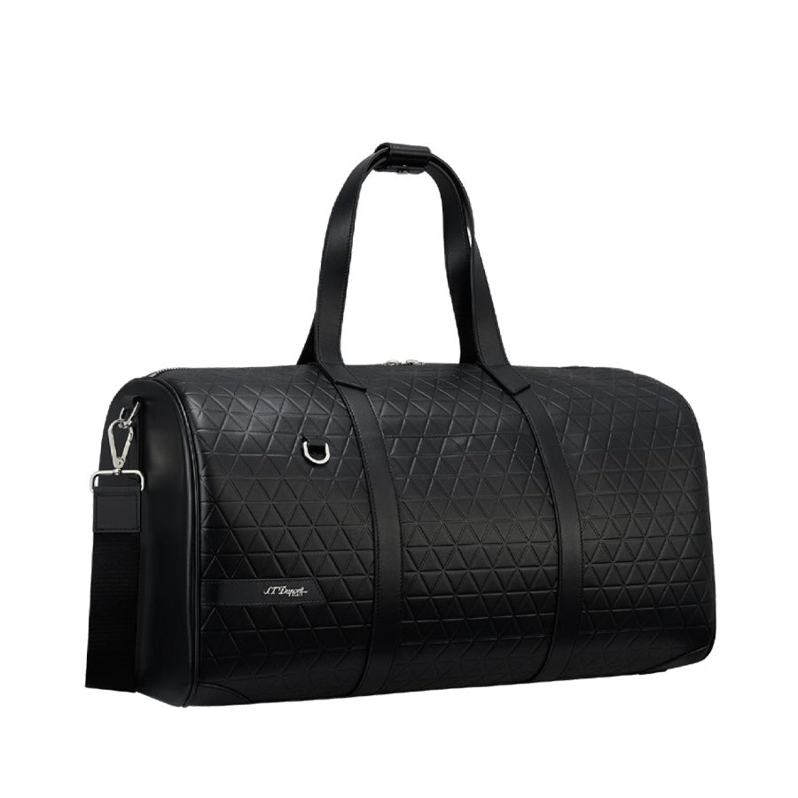 DUPONT ACCESSORIES chưa có hình [style_3597390295439] Túi du lịch bằng da bò  (TRAVEL BAG FIREHEAD BLACK - 160008) - S.T.Dupont