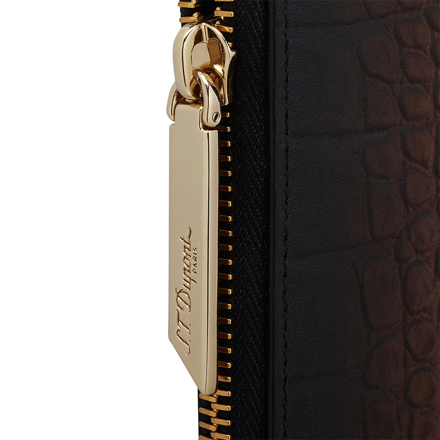 DUPONT ACCESSORIES chưa có hình [style_3597390295750] Cặp đựng tài liệu bằng da bò màu nâu (CONFERENCE PAD LGR ATL HAVANA - 190474) - S.T.Dupont