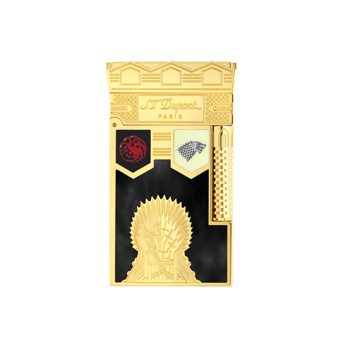 DUPONT ACCESSORIES chưa có hình [style_3597390301758] Bật lửa châm xì gà bằng KL kèm giá trưng bày (LE GRAND DUPONT - C23087) - S.T.Dupont