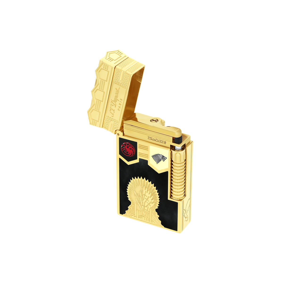 DUPONT ACCESSORIES chưa có hình [style_3597390301758] Bật lửa châm xì gà bằng KL kèm giá trưng bày (LE GRAND DUPONT - C23087) - S.T.Dupont