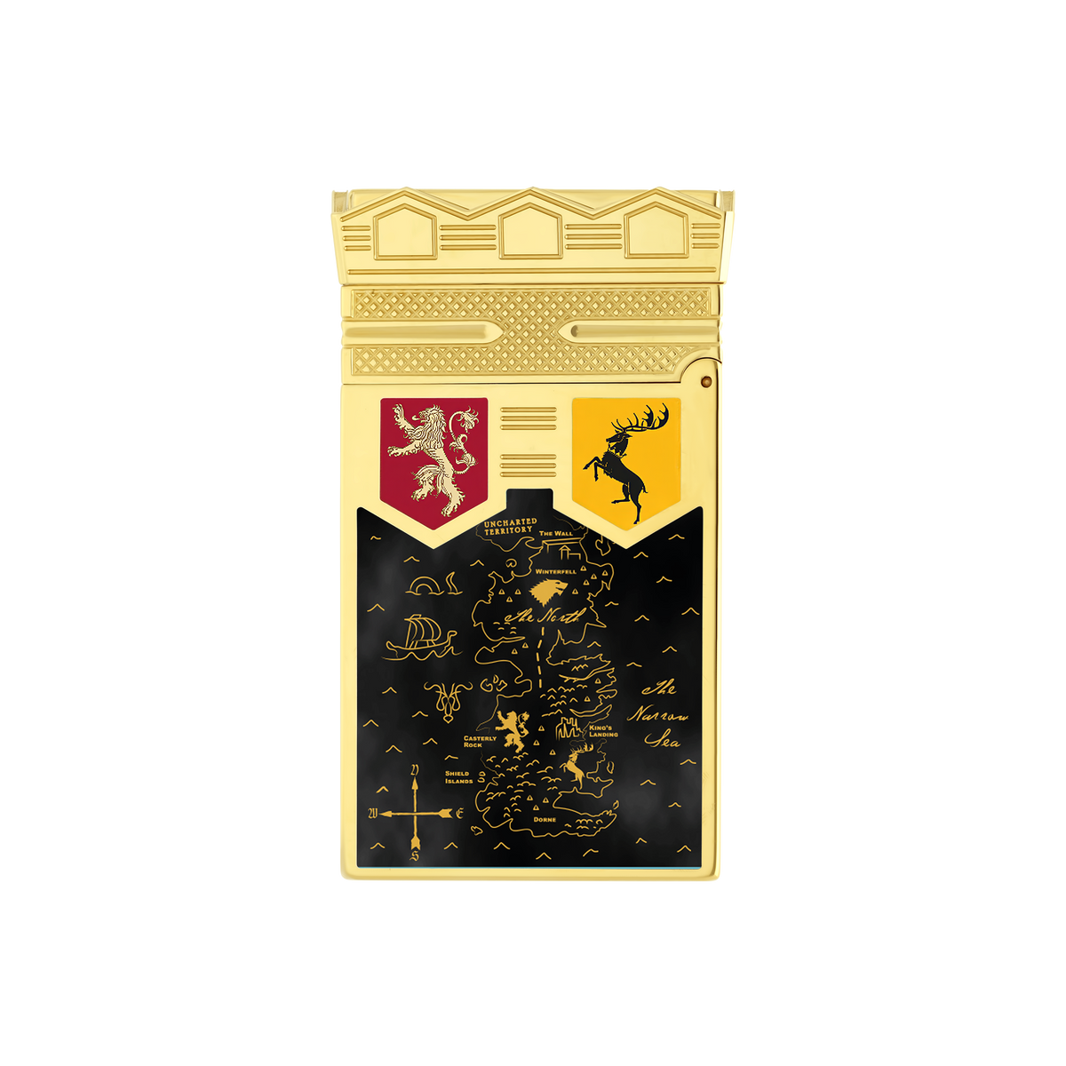 DUPONT ACCESSORIES chưa có hình [style_3597390301758] Bật lửa châm xì gà bằng KL kèm giá trưng bày (LE GRAND DUPONT - C23087) - S.T.Dupont