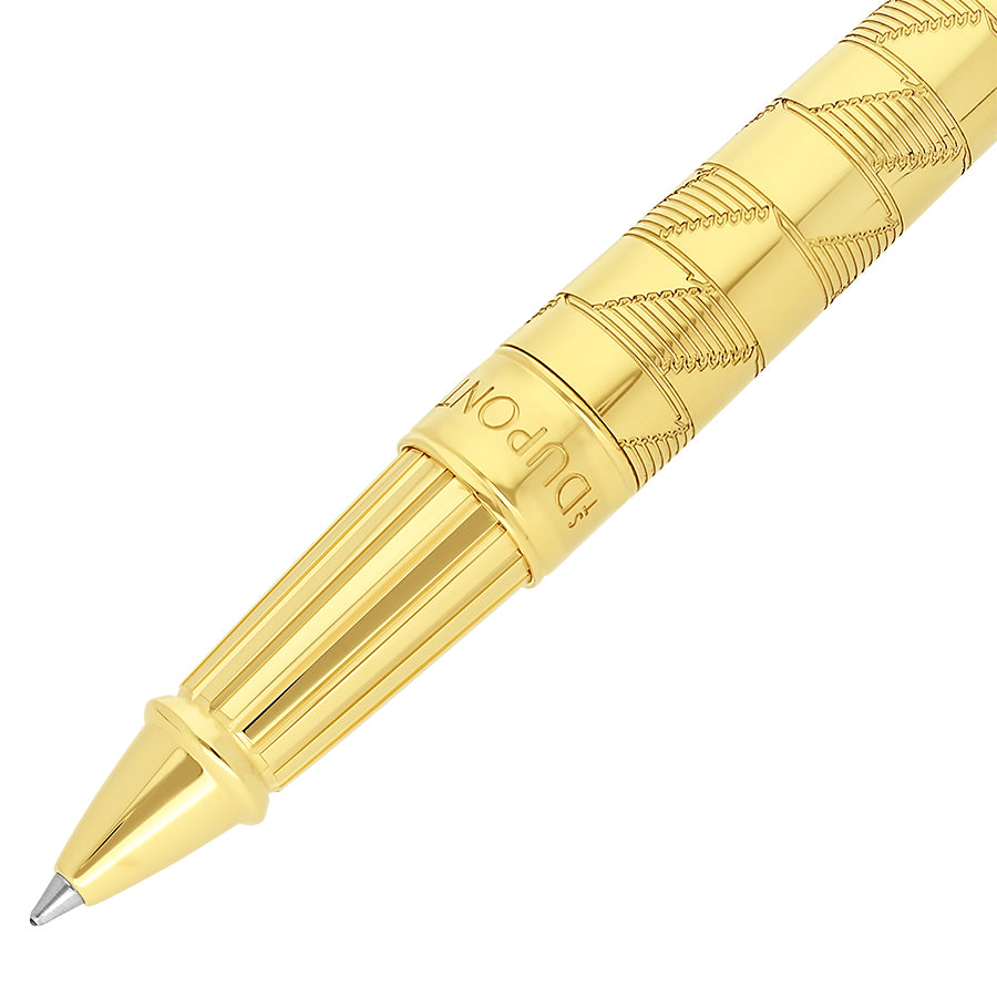 DUPONT ACCESSORIES chưa có hình [style_3597390302717] Bút bi loại màu vàng (WI LD ETRNTY L RB 1872 Y GOLD - 422020L) - S.T.Dupont