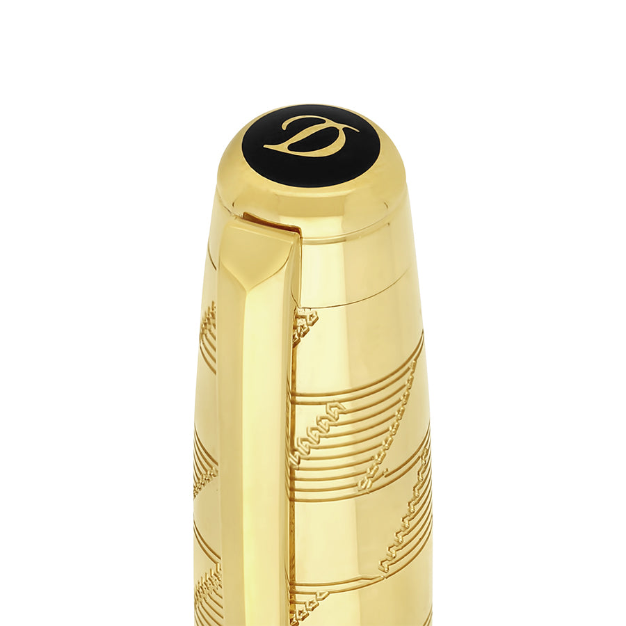 DUPONT ACCESSORIES chưa có hình [style_3597390302748] Bút máy kim loại màu vàng (WI LD ETRNTY L FP 1872 Y GOLD - 420020L) - S.T.Dupont