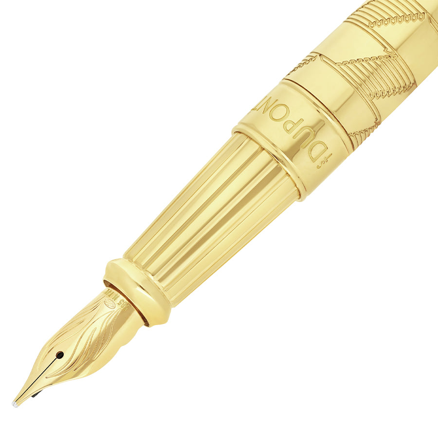 DUPONT ACCESSORIES chưa có hình [style_3597390302748] Bút máy kim loại màu vàng (WI LD ETRNTY L FP 1872 Y GOLD - 420020L) - S.T.Dupont