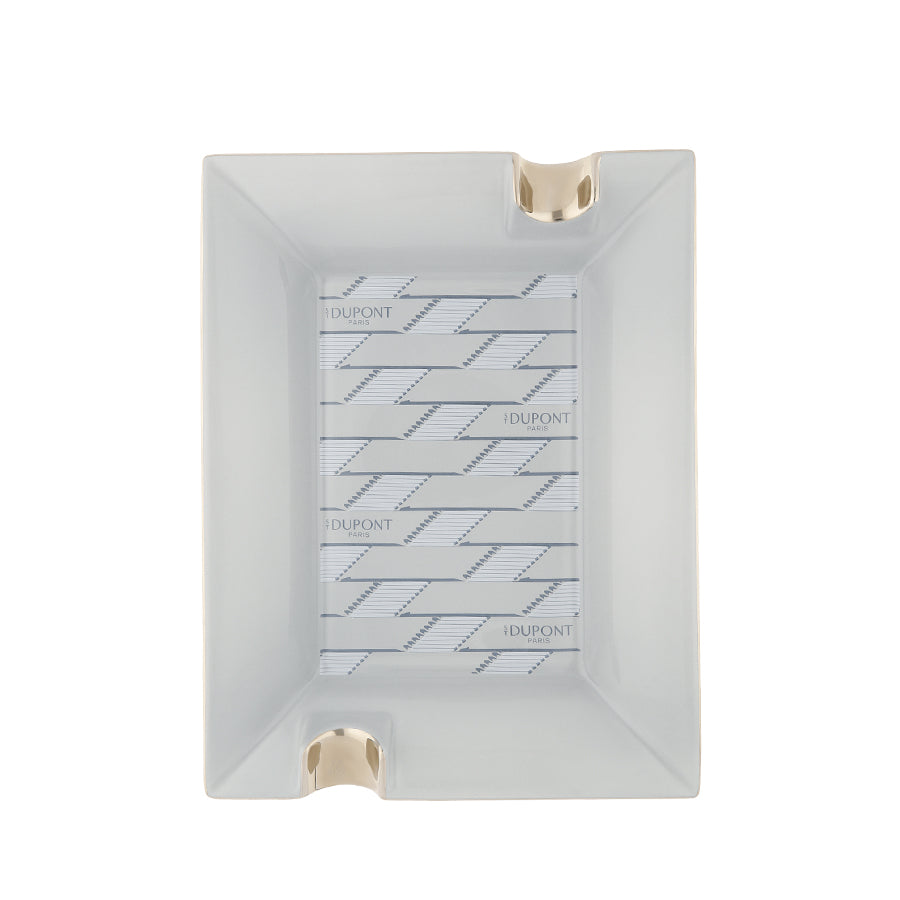 DUPONT ACCESSORIES chưa có hình [style_3597390303202] Gạt tàn Xì gà bằng sứ màu xám (LARGE ASHTRAY 1872 GREY - 006480) - S.T.Dupont