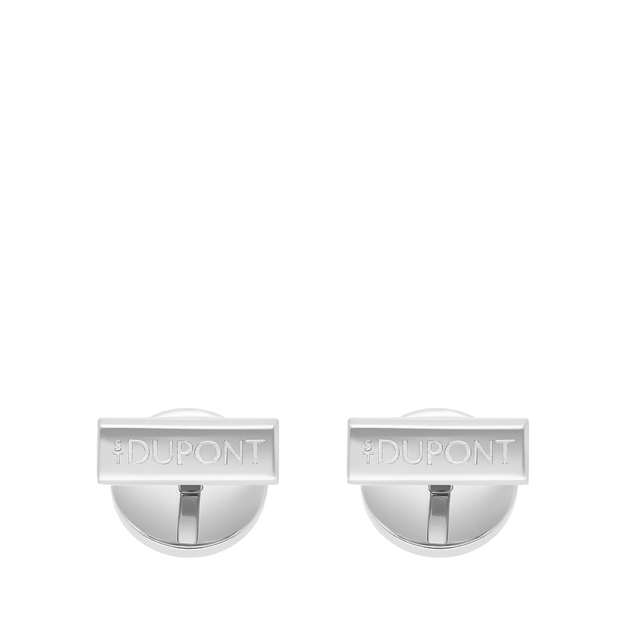 DUPONT ACCESSORIES chưa có hình [style_3597390303257] Khuy măng sét bằng KL màu bạc (CUFFLINKS 1872 CHROME - 005541) - S.T.Dupont