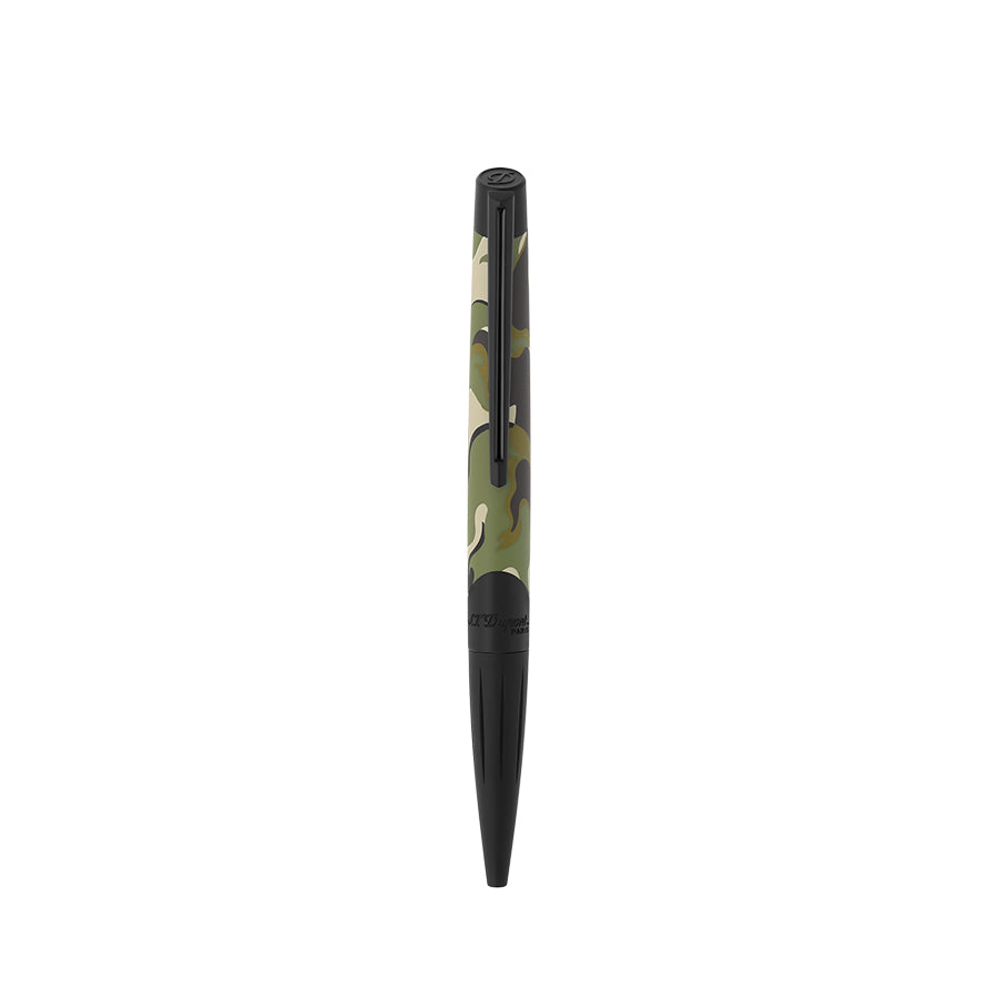 DUPONT ACCESSORIES chưa có hình [style_3597390308504] Bút bi bằng KL  (WI DEFI MILL BP CAMO GREEN - 405050) - S.T.Dupont