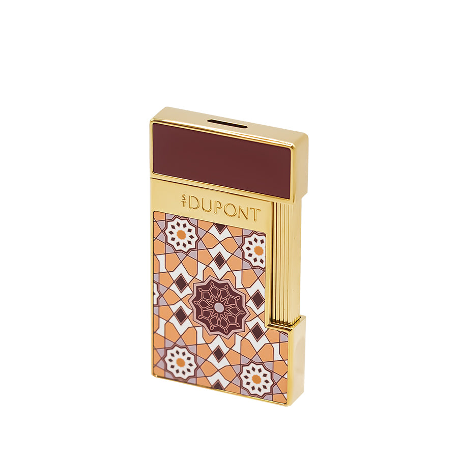 DUPONT ACCESSORIES chưa có hình [style_3597390309242] Bật lửa bằng KL (LI SLIMMY ALHAMBRA YELLOW/GLDN - 028428) - S.T.Dupont