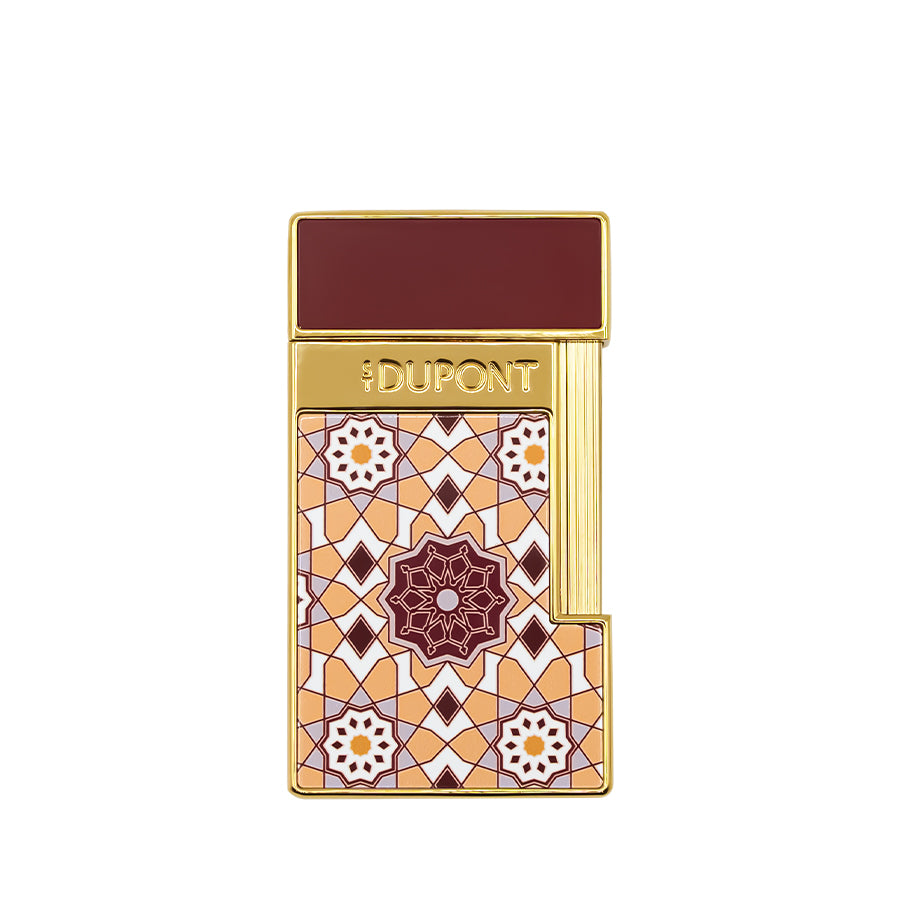 DUPONT ACCESSORIES chưa có hình [style_3597390309242] Bật lửa bằng KL (LI SLIMMY ALHAMBRA YELLOW/GLDN - 028428) - S.T.Dupont