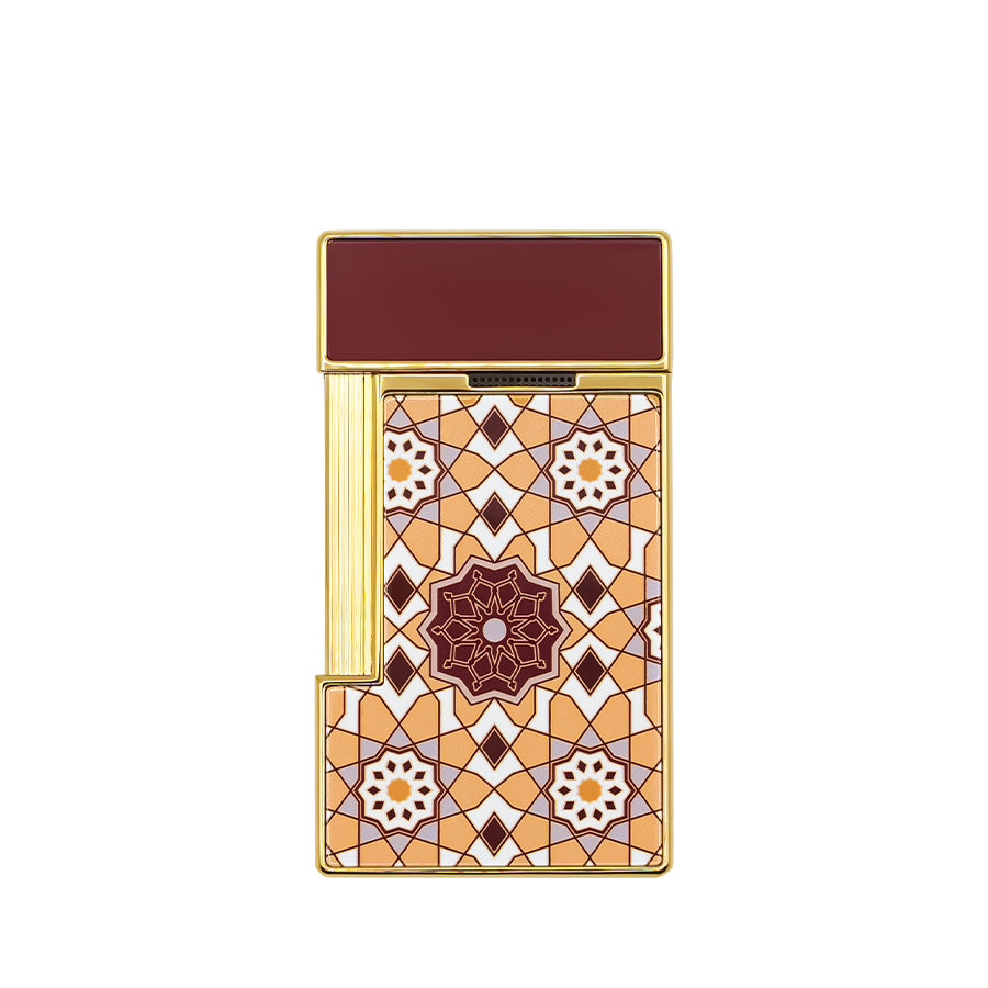 DUPONT ACCESSORIES chưa có hình [style_3597390309242] Bật lửa bằng KL (LI SLIMMY ALHAMBRA YELLOW/GLDN - 028428) - S.T.Dupont