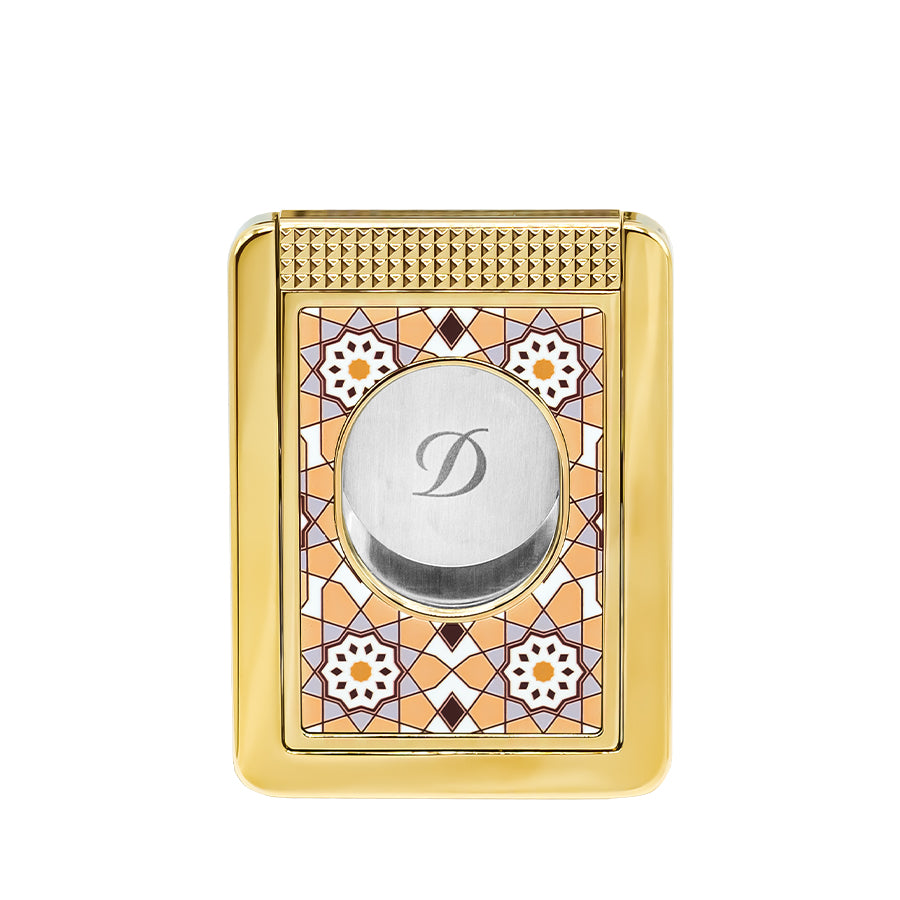 DUPONT ACCESSORIES chưa có hình [style_3597390309280] Dao cắt Xì gà bằng KL  (CC STAND ALHAMBRA YELL/ GOLDEN - 003428) - S.T.Dupont