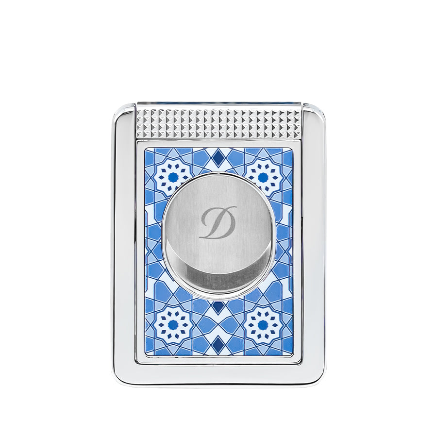 DUPONT ACCESSORIES chưa có hình [style_3597390309297] Dao cắt Xì gà bằng KL  (CC STAND ALHAMBRA BLUE/ CHROME - 003429) - S.T.Dupont