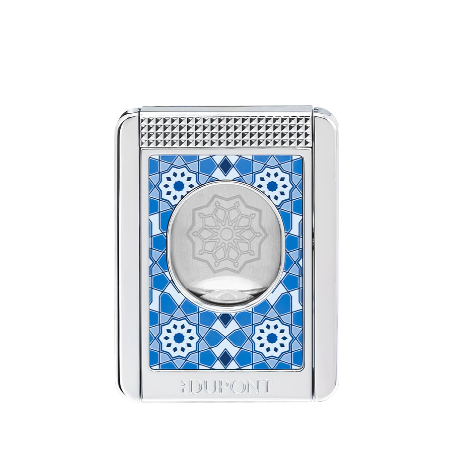 DUPONT ACCESSORIES chưa có hình [style_3597390309297] Dao cắt Xì gà bằng KL  (CC STAND ALHAMBRA BLUE/ CHROME - 003429) - S.T.Dupont