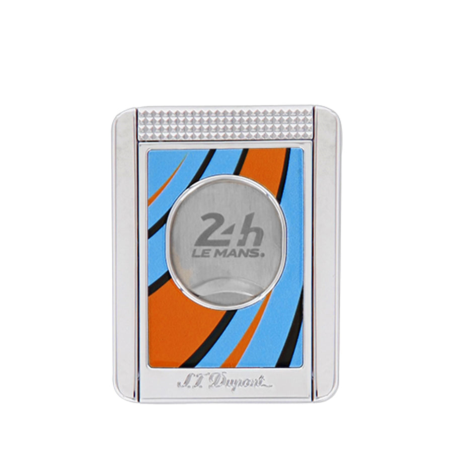 DUPONT ACCESSORIES Dao Cắt Cigar Bằng KL Kèm Giá Đỡ (Cc X Stand Le Mans Blue/Chrome - 003489) - S.T.Dupont