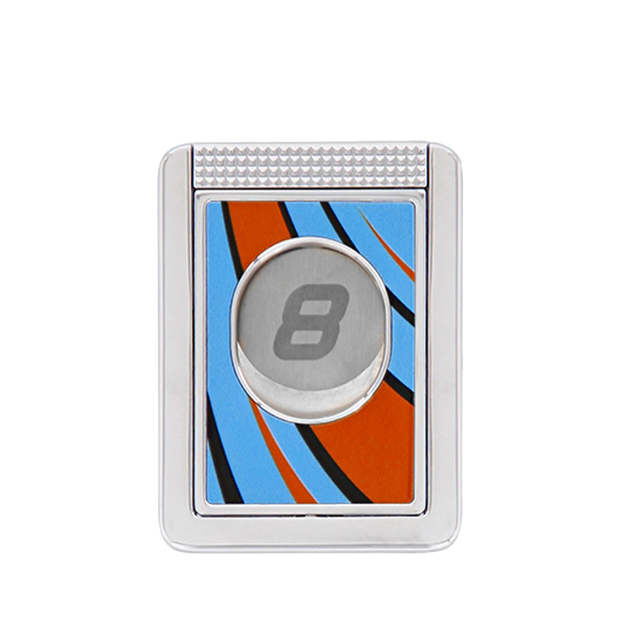 DUPONT ACCESSORIES Dao Cắt Cigar Bằng KL Kèm Giá Đỡ (Cc X Stand Le Mans Blue/Chrome - 003489) - S.T.Dupont