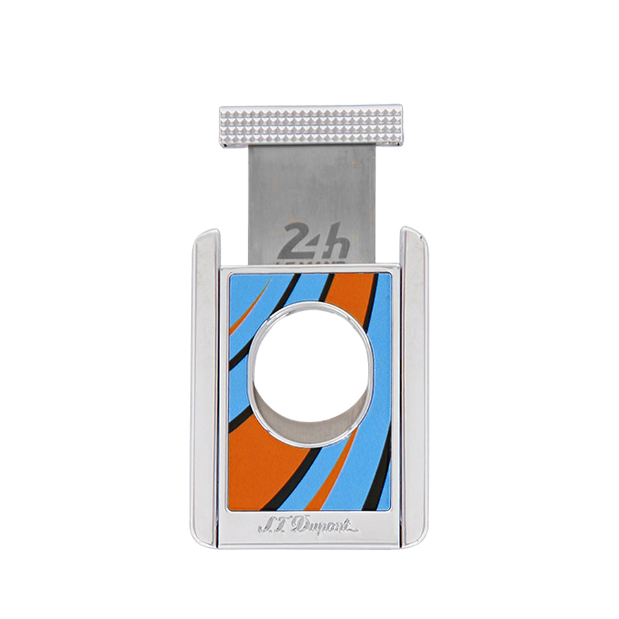 DUPONT ACCESSORIES Dao Cắt Cigar Bằng KL Kèm Giá Đỡ (Cc X Stand Le Mans Blue/Chrome - 003489) - S.T.Dupont