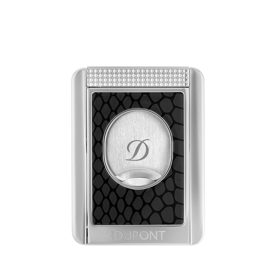DUPONT ACCESSORIES Dao Cắt Cigar Bằng KL Màu Chrome/Đen Kèm Giá Đỡ (Cc X Stand Cny Snake Black - 003476) - S.T.Dupont