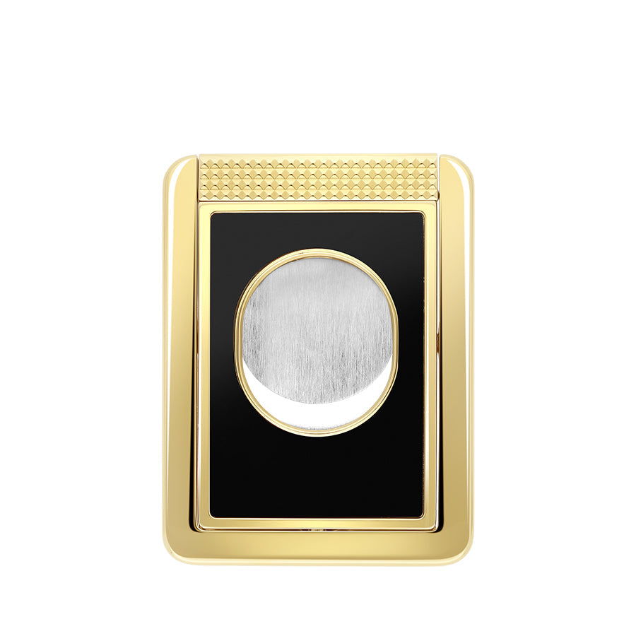 DUPONT ACCESSORIES Dao Cắt Cigar Bằng KL Màu Đen/Vàng Kèm Giá Đỡ (Cc Stand Black And Golden - 003393) - S.T.Dupont