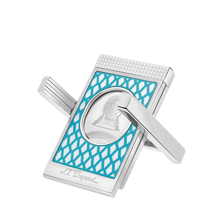 DUPONT ACCESSORIES Dao cắt Xì gà bằng KL kèm giá đỡ (CC X STAND GOT ICE / CHROME - 003152) - S.T.Dupont