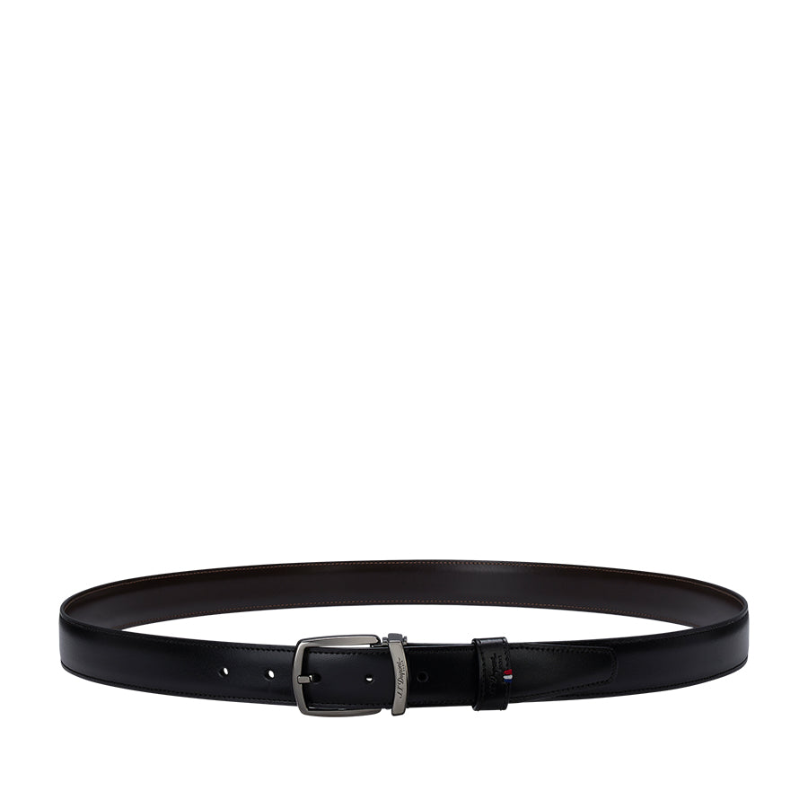 DUPONT ACCESSORIES Dây thắt lưng S.T. Dupont BELT TG LD R RUTH BLA/BR 30MM | 8200183