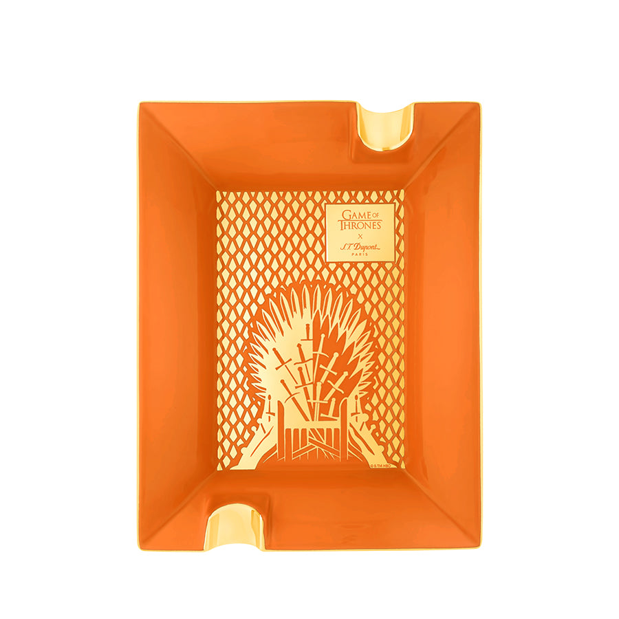 DUPONT ACCESSORIES Gạt Tàn Cigar Bằng Sứ (Large Ashtray Got Fire - 006053) - S.T.Dupont