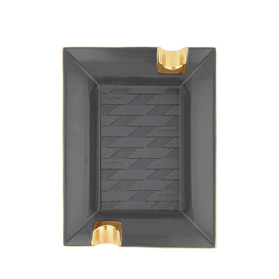 DUPONT ACCESSORIES Gạt tàn Xì gà bằng sứ màu đen (LARGE ASHTRAY 1872 BLACK - 006479) - S.T.Dupont