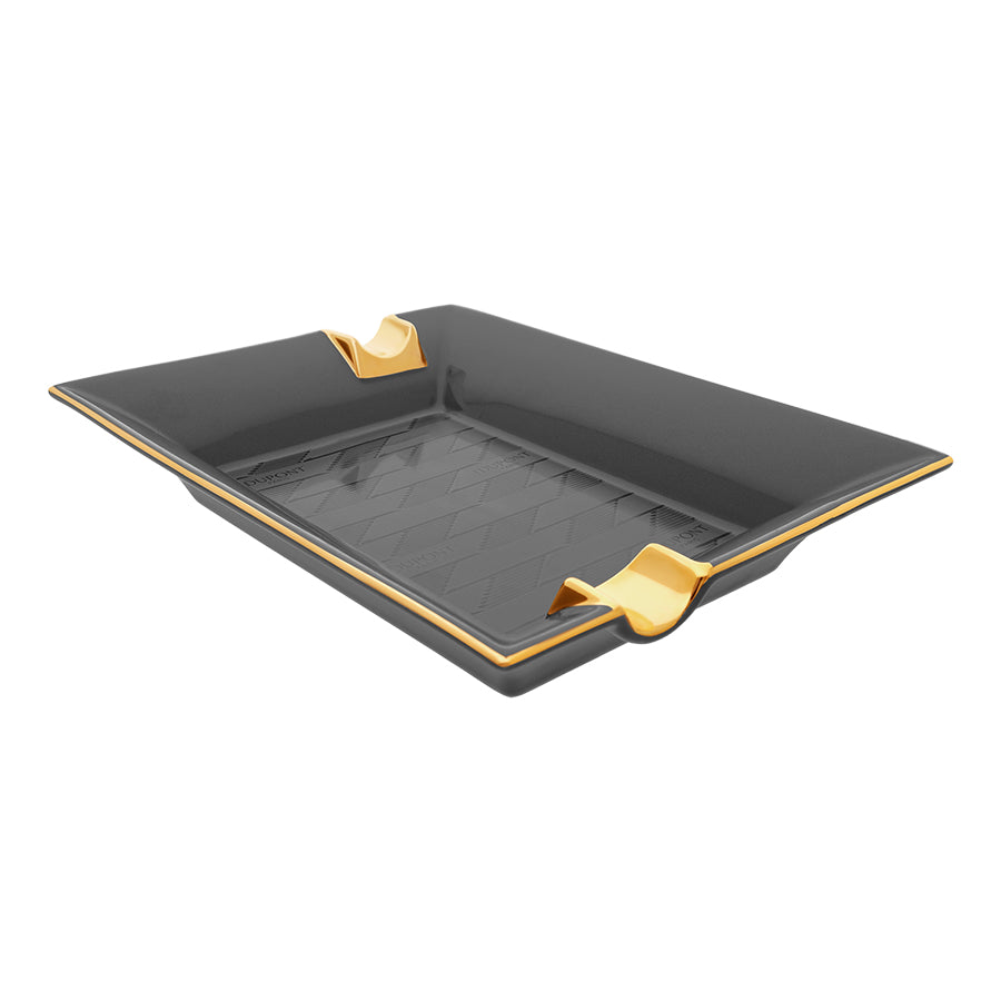 DUPONT ACCESSORIES Gạt tàn Xì gà bằng sứ màu đen (LARGE ASHTRAY 1872 BLACK - 006479) - S.T.Dupont