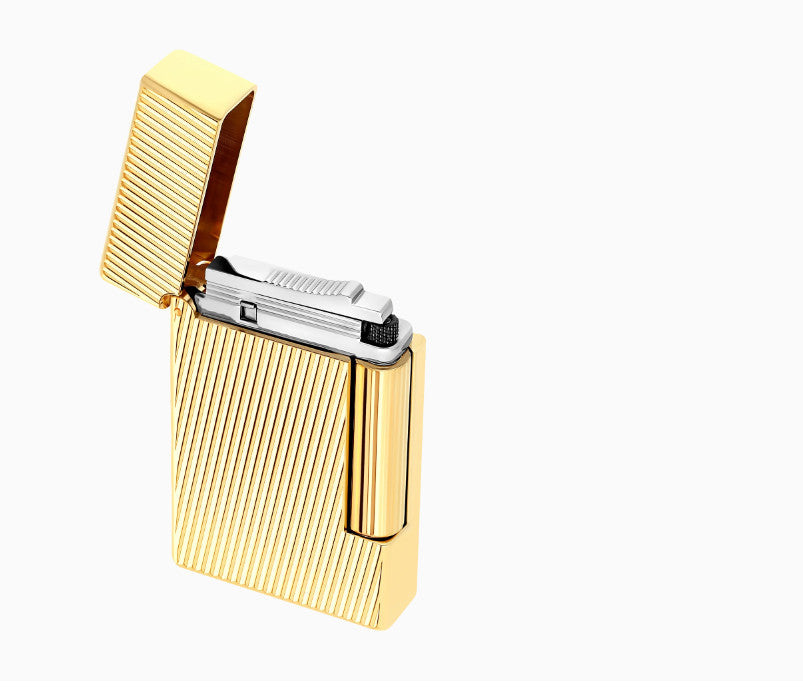 DUPONT ACCESSORIES Gold S.T.DUPONT INITIAL DIAGONAL GOLD LIGHTER