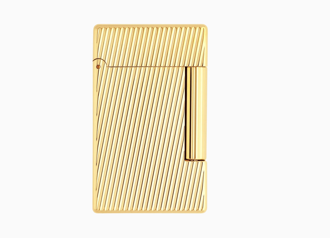 DUPONT ACCESSORIES Gold S.T.DUPONT INITIAL DIAGONAL GOLD LIGHTER