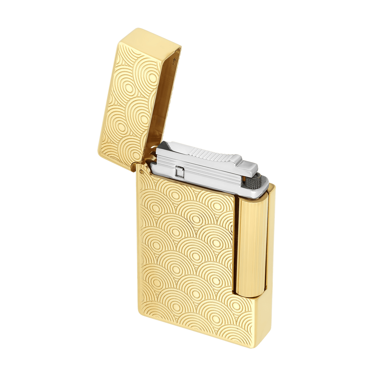 DUPONT ACCESSORIES Gold [style_3597390302069] Bật lửa châm Xì Gà bằng KL, No gas -  ST.Dupont (LI INITIAL CINETIQUE Y GOLD style No. 020845)