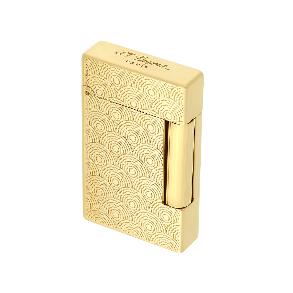 DUPONT ACCESSORIES Gold [style_3597390302069] Bật lửa châm Xì Gà bằng KL, No gas -  ST.Dupont (LI INITIAL CINETIQUE Y GOLD style No. 020845)