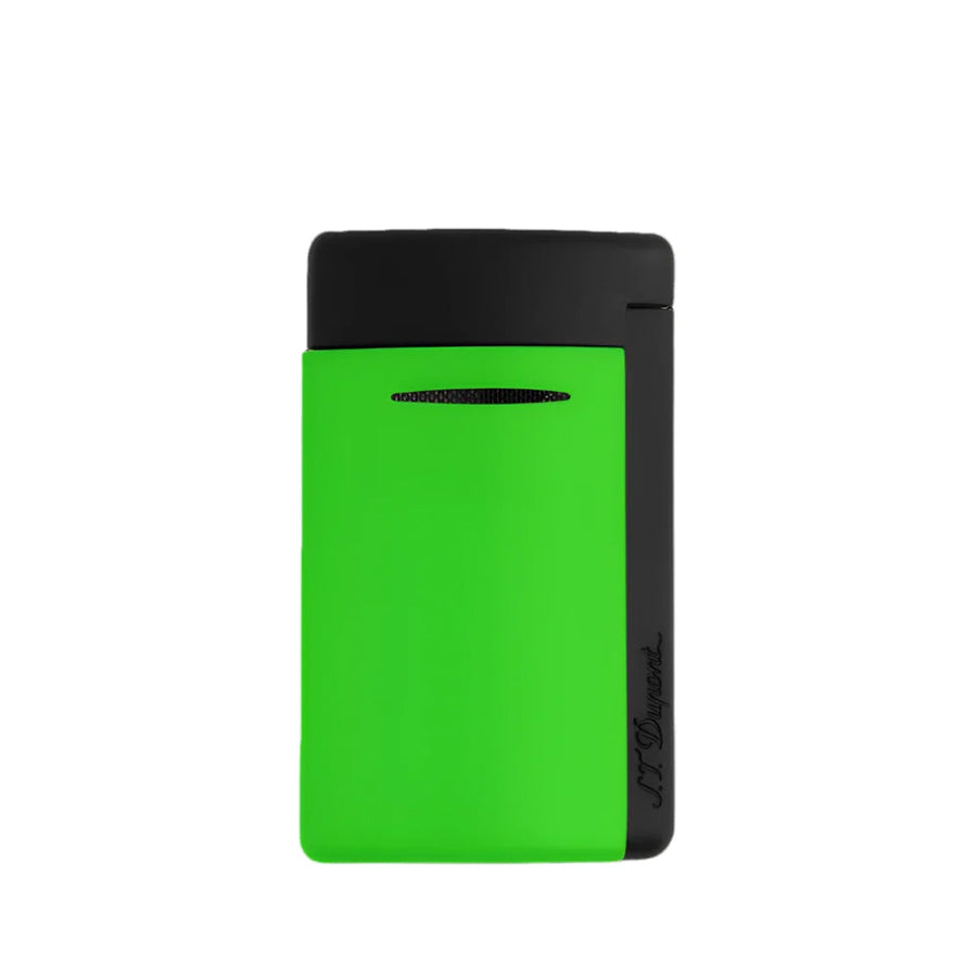 DUPONT ACCESSORIES Green S.T.DUPONT MINIJET LACQUERED LIGHTER NEON GREEN NO.010872