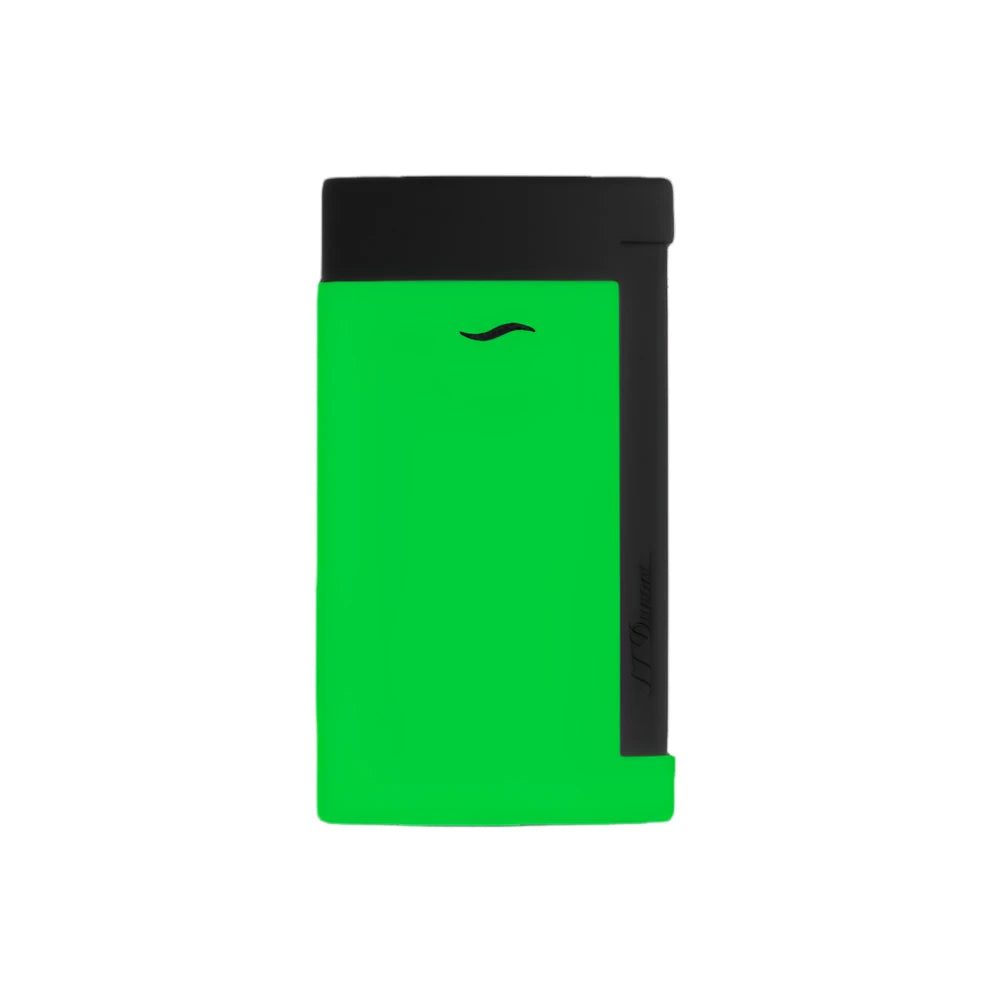 DUPONT ACCESSORIES Green S.T.DUPONT SLIM 7 LACQUERED LIGHTER NEON GREEN NO.027772