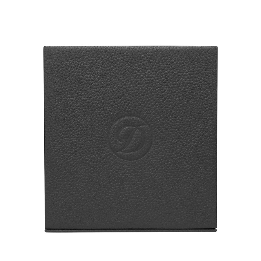 DUPONT ACCESSORIES Hộp Đựng Cigar Bằng Gỗ Công Nghiệp Màu Đen (Std Travel Humidor Black - 001357) - S.T.Dupont. KT(21X19.5X5)cm