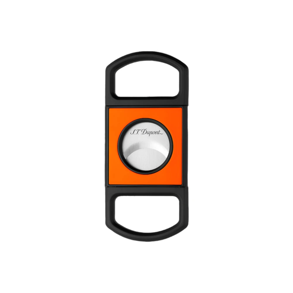 DUPONT ACCESSORIES ORANGE S.T.DUPONT CIGAR CUTTER GUILLOTINE NEON ORANGE NO.0033190
