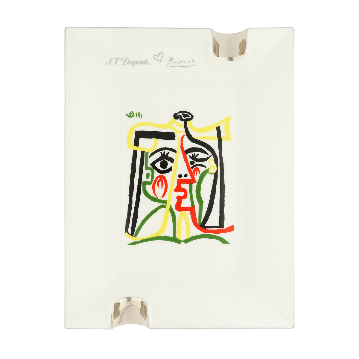 DUPONT ACCESSORIES S.T.DUPONT ASHTRAY PICASSO WHITE NO.006481