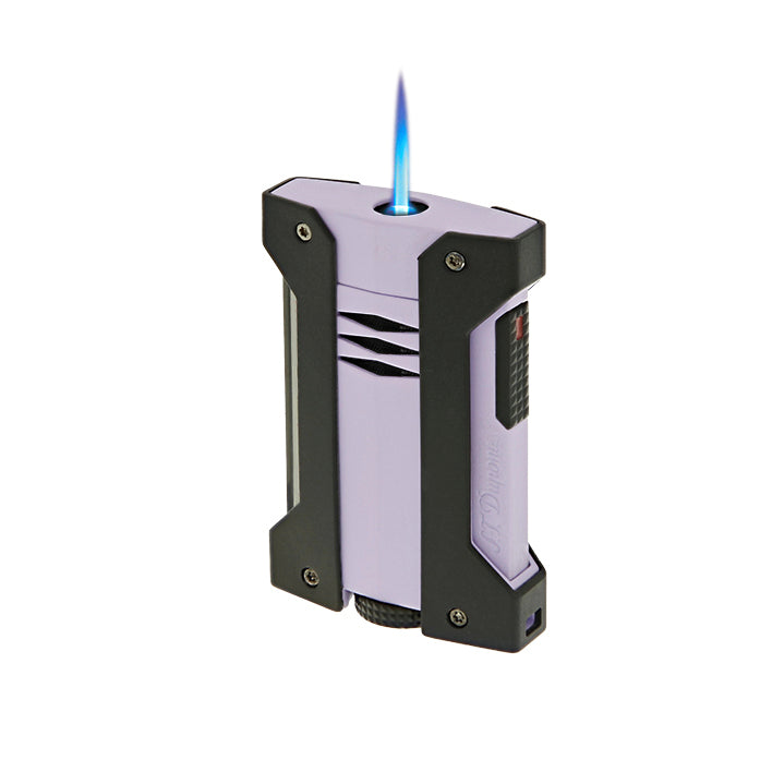 DUPONT ACCESSORIES S.T. DUPONT DÉFI EXTRÊME MATT BLACK AND LILAC LIGHTER